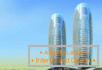 Sun protection structure for skyscrapers from Aedas