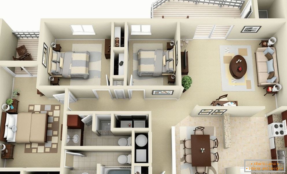 Planning solution для квартиры