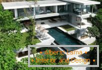 Modern architecture: Luxury villa over the Andaman Sea in Thailand
