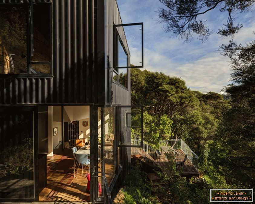 Modern residence in New Zealand