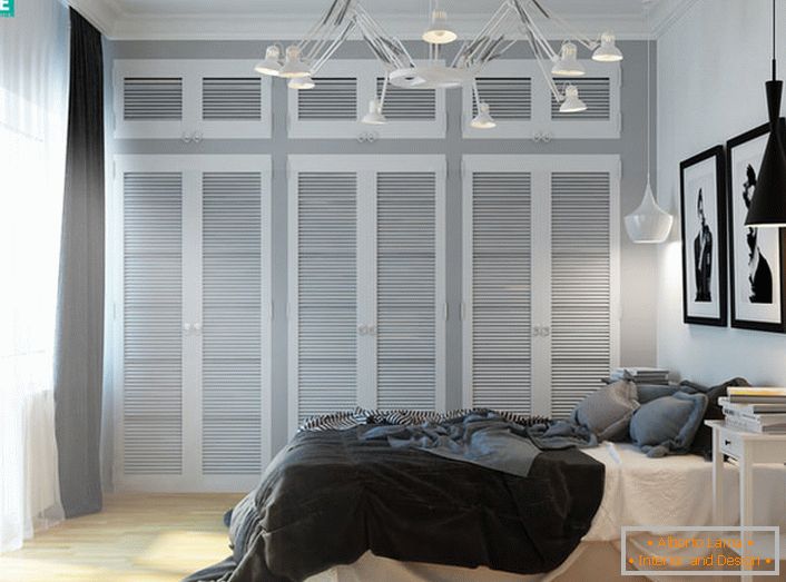 Contrasting Bedroom Design