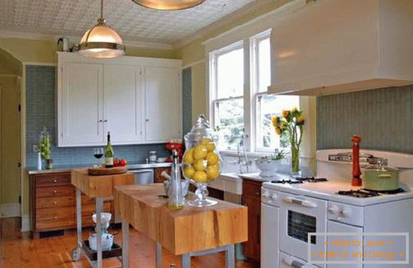 angular kitchen in a modern style, photo 35