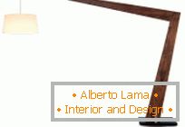 Modern lamps from dark wood from the company Cerno