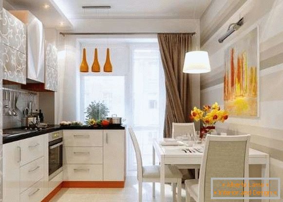 modern design of a small kitchen, photo 13