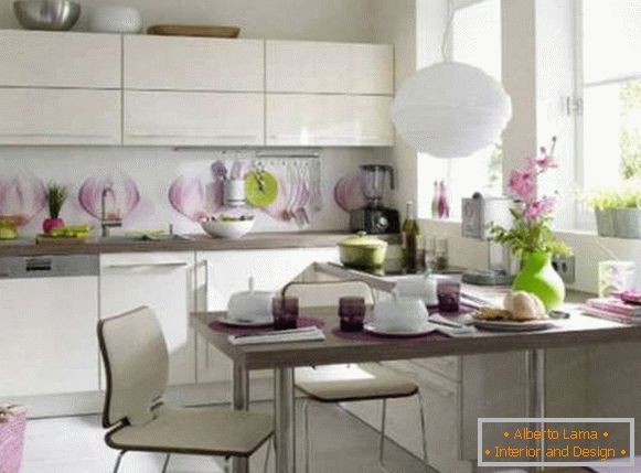 modern design of a small kitchen photo, photo 15