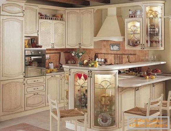 kitchen in modern classical style, photo 43