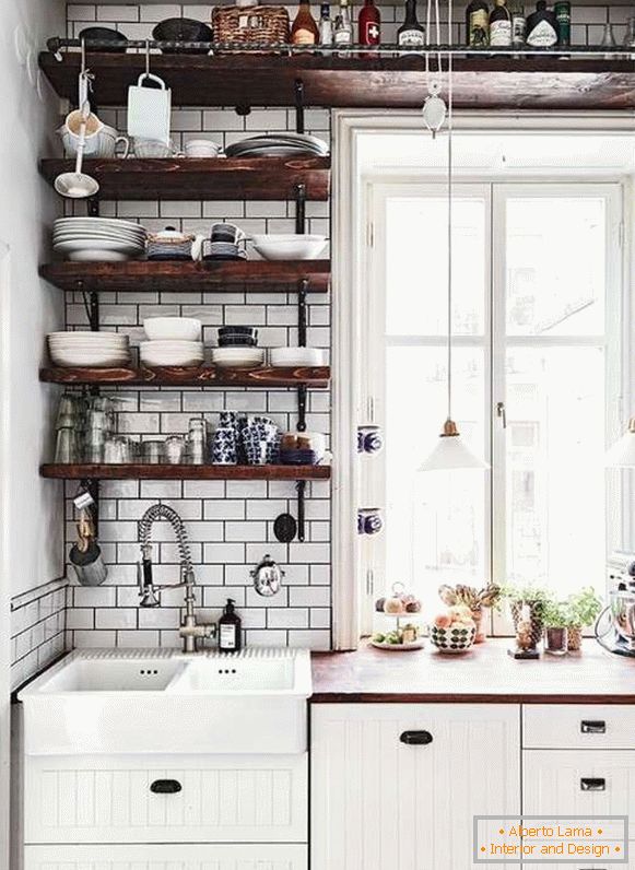 modern ideas for a small kitchen, photo 61