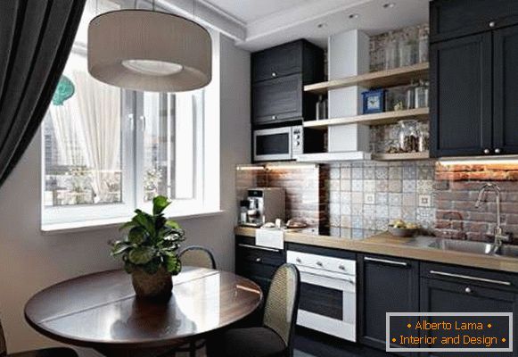 modern design of a small kitchen photo, photo 67