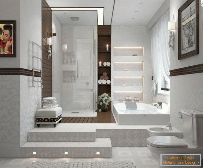 Functional design of the bathroom