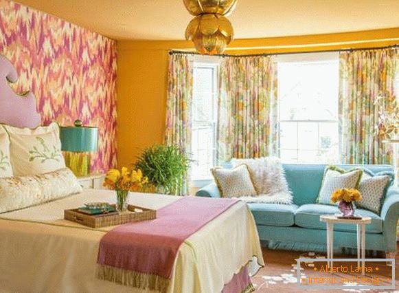 Bright bedroom design - photo 2016 modern ideas
