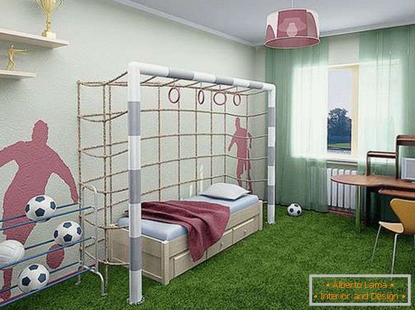 interior of a children's room for a boy of 5 years, photo 10