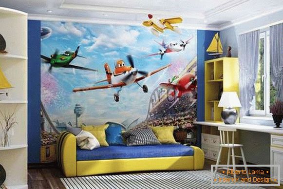 interior of a small children's room for a boy, photo 23