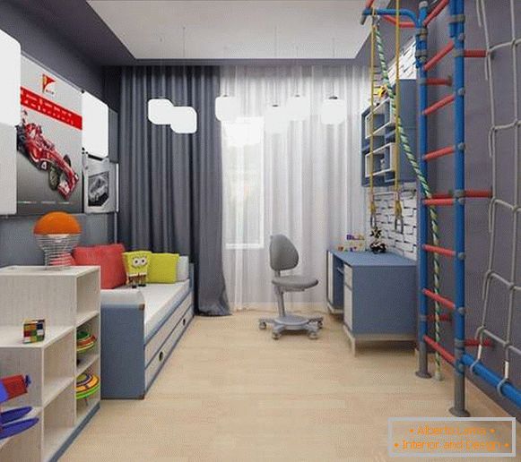 interior of a children's room for a boy, photo 8