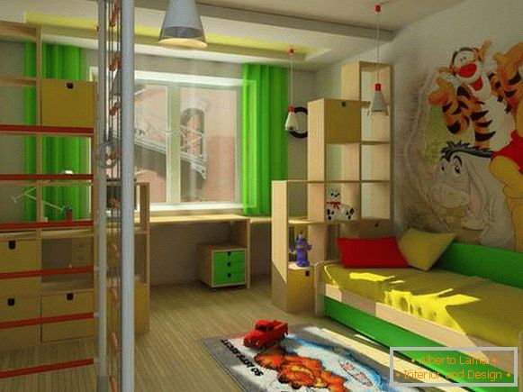 interior of a children's room for a boy of 5 years, photo 9