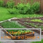 Garden beds in landscape design