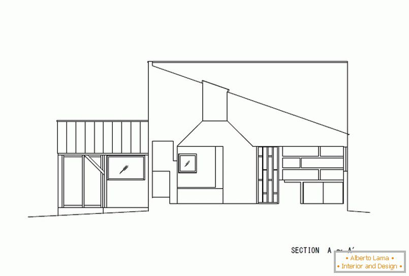 The layout of a modern small house