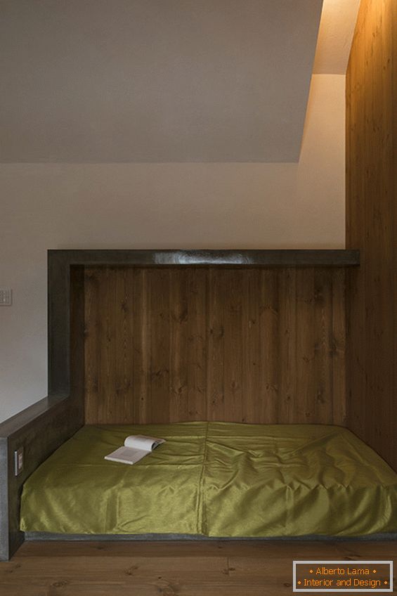 Sleeper in a modern small house