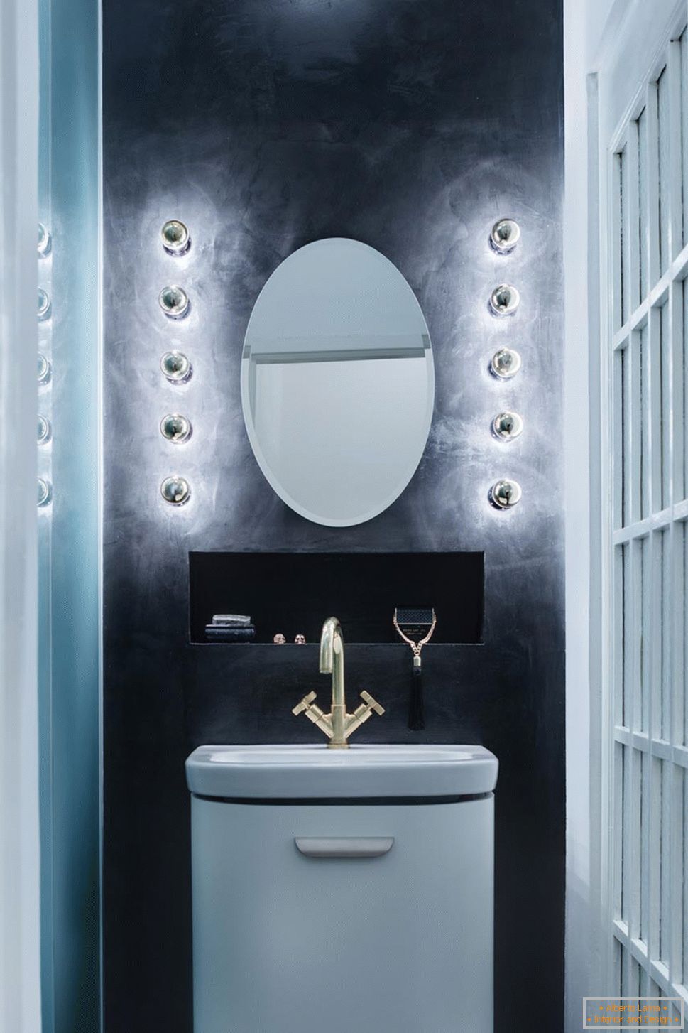 Modern design of a small apartment - bathroom design