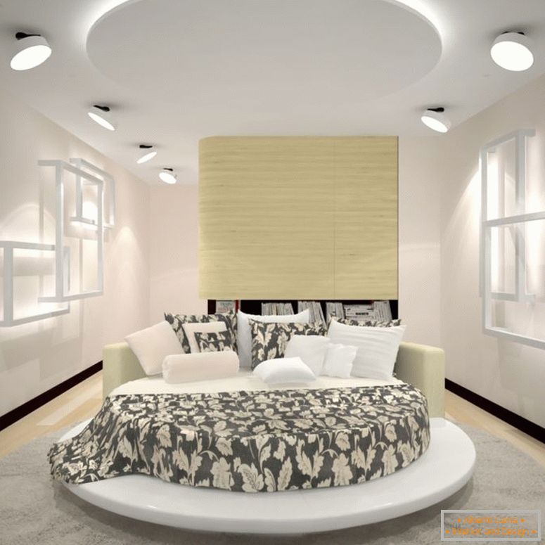 light-bedroom-in-style-modern-with-round-bed-in-the-center