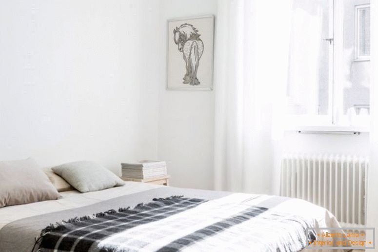 Bedroom in the style of minimalism - 70 photos of the