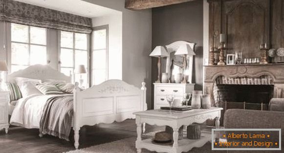 Provence bedroom design with beautiful furniture