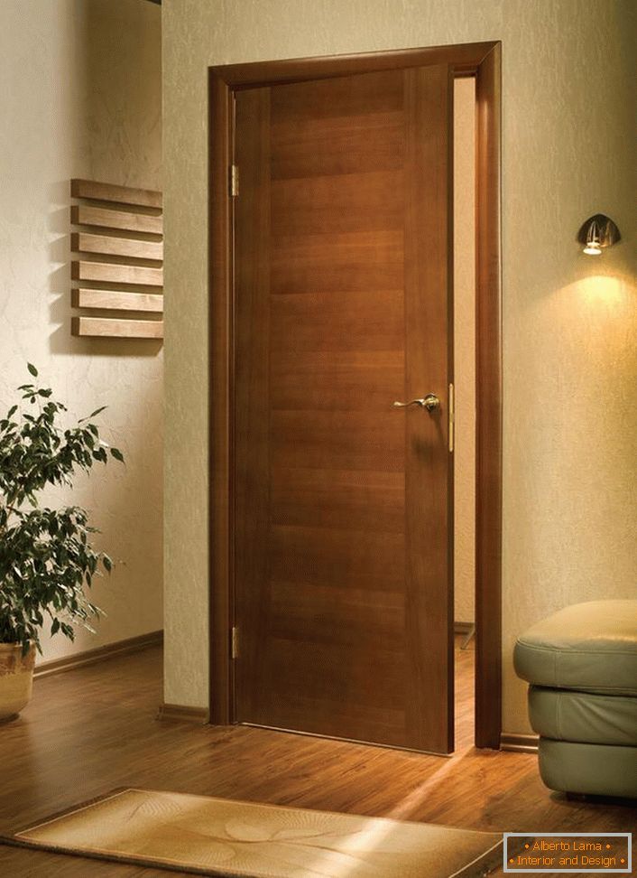 The doors in the Art Nouveau style due to their modest, laconic design will look harmoniously in any interior. 