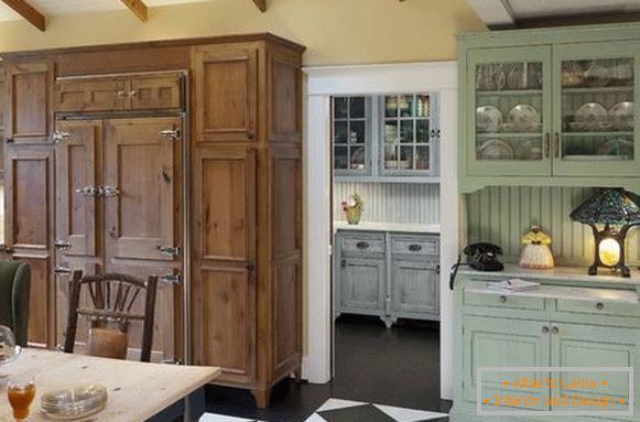 Beautiful kitchen cupboards - photo in the interior