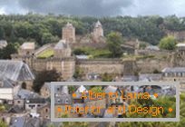 Ancient fortified city of Fougeres. Brittany, France