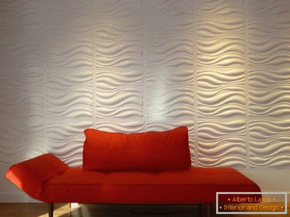white-3d-panel-on-the-wall