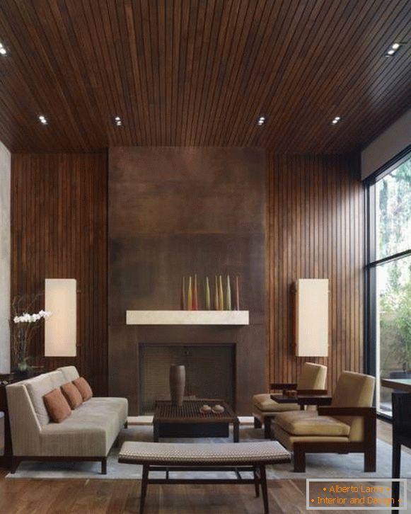 wood-panel-in-design-living room