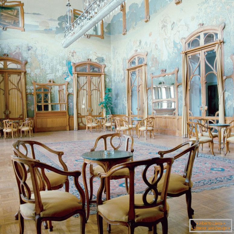 Art Nouveau interior 2017