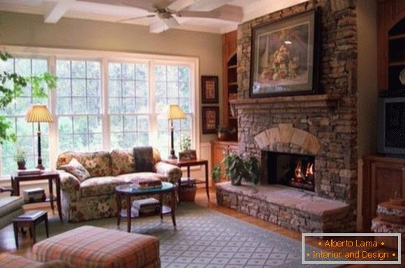 Interior design in country style, photo 1