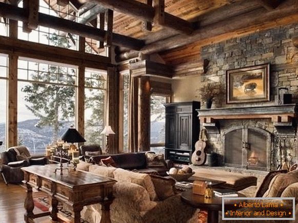 Interior design in country style, photo 5