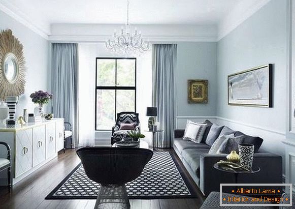 Neoclassic style interior design, photo 1