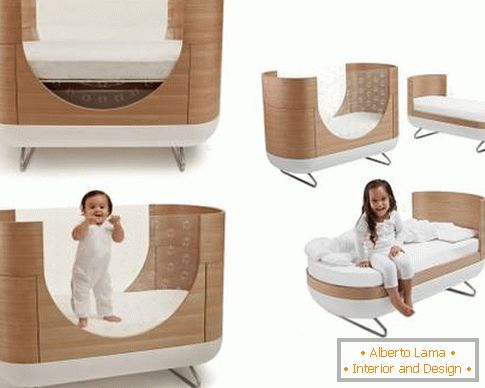 Cot for the girl to grow
