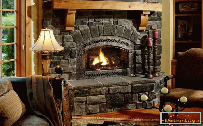 gas fireplace