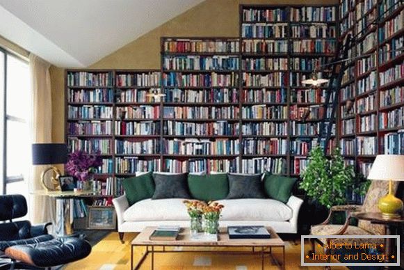 Large home library