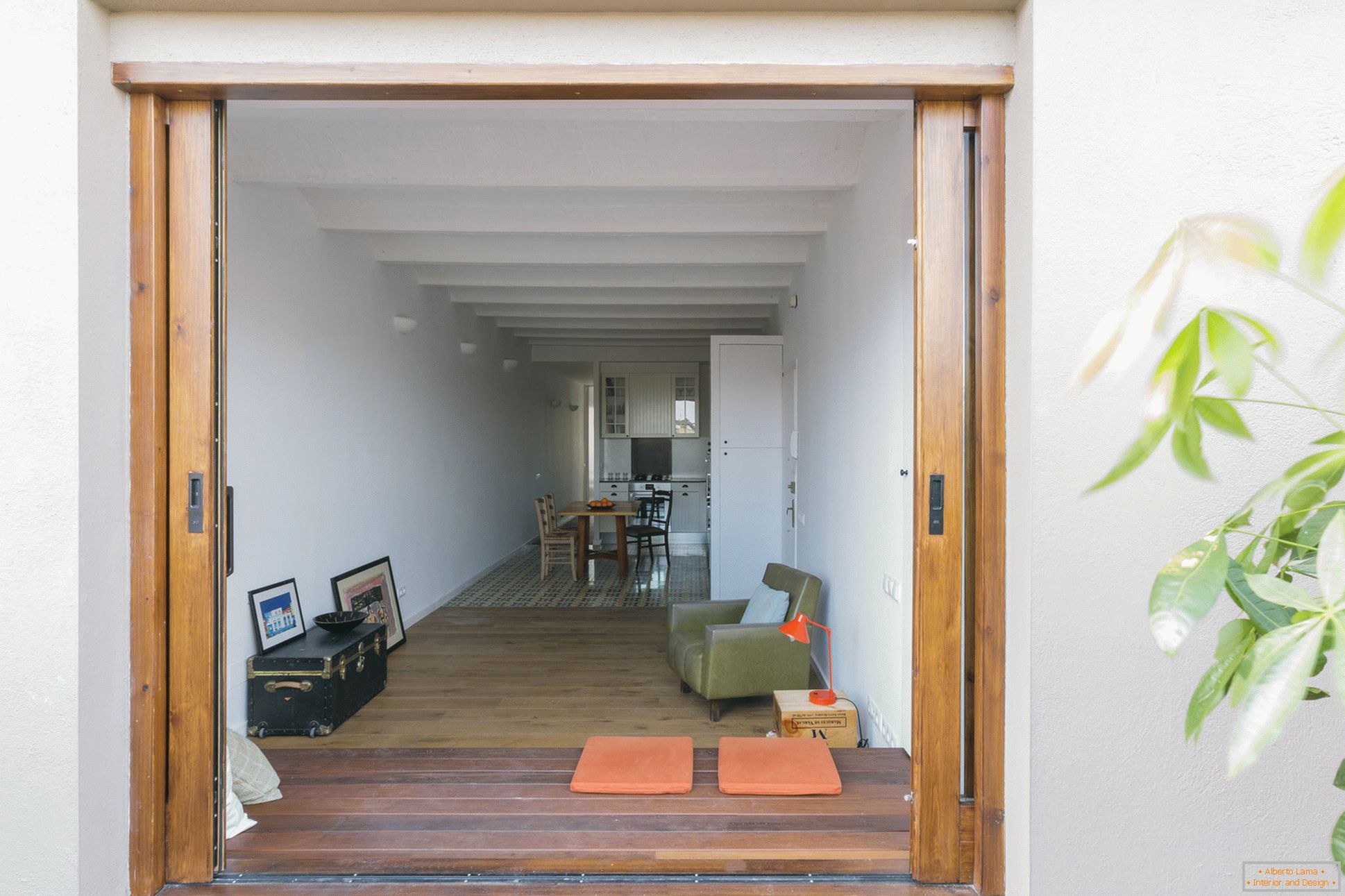 Interior design of a small apartment in Barcelona