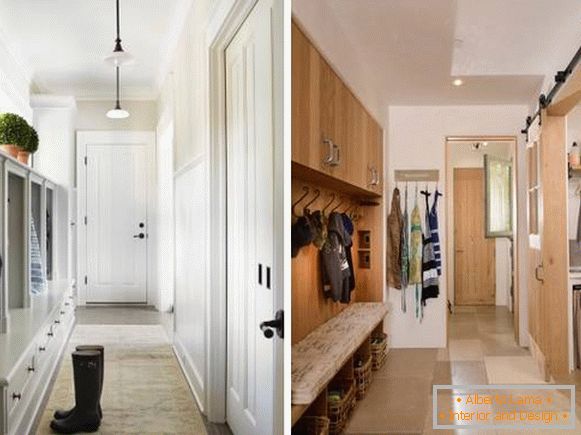 Beautiful design of narrow hallway photo 2018 modern ideas
