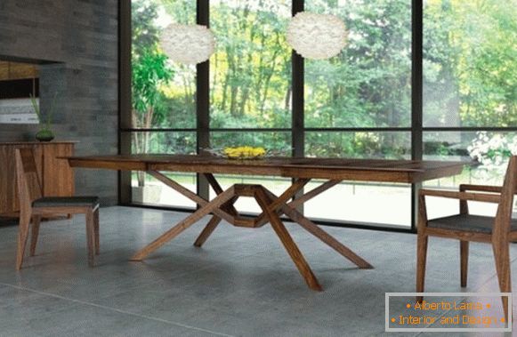 Dining table from plywood, photo 21