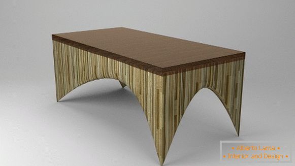 Coffee table from plywood, photo 45