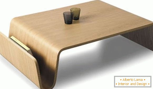 Creative table from plywood, photo 5