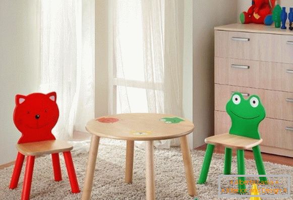 Children's table from plywood, photo 59