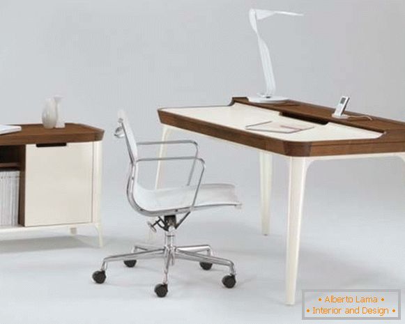 designer desk made of plywood, photo 62