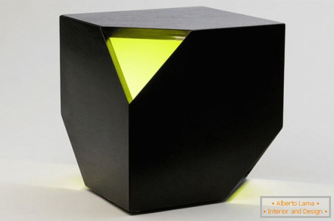 Nugget Hollow backlit table from HUXHUX Design