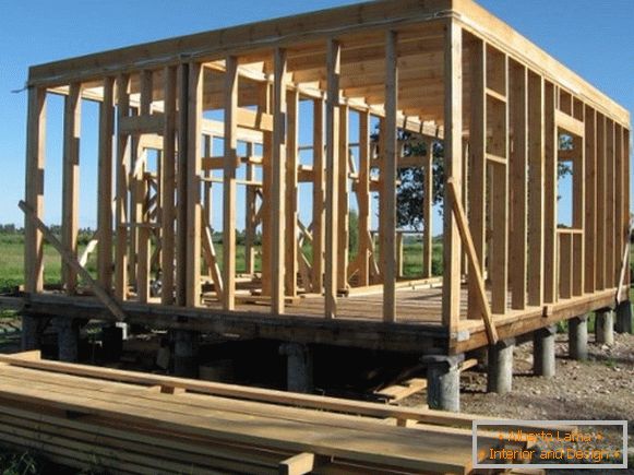 Frame-frame technology of construction of frame houses фото 2