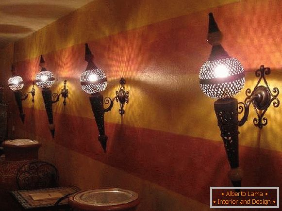 wall lamp in oriental style, photo 16
