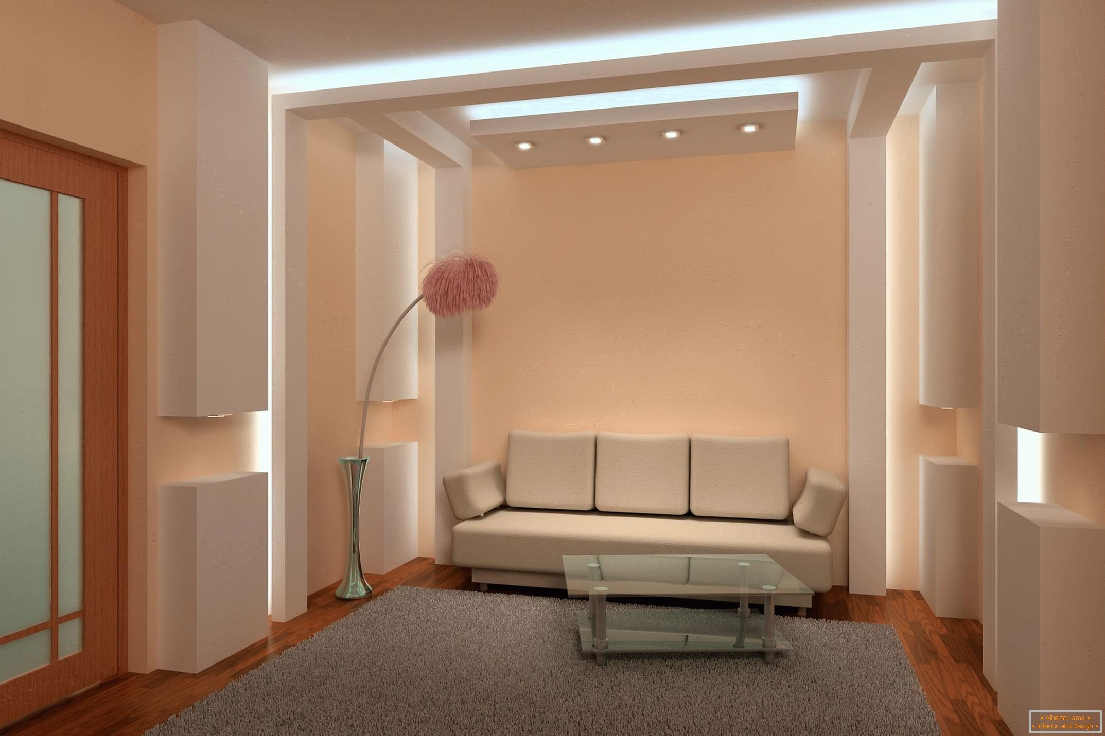 Zoning the room with light