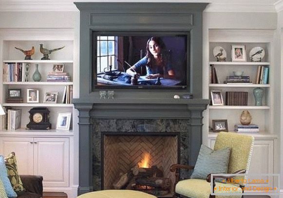 Is it possible to hang the TV over a conventional fireplace
