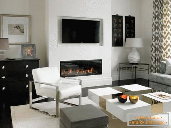 Is it possible to hang over an electric fireplace